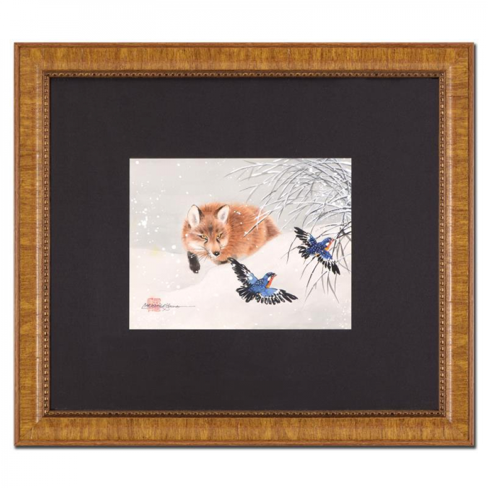 Sports Memorabilia Auction Pristine Ine Young Signed Hunting Ii 22x19 Custom Framed Original Gouache Painting On Mother Of