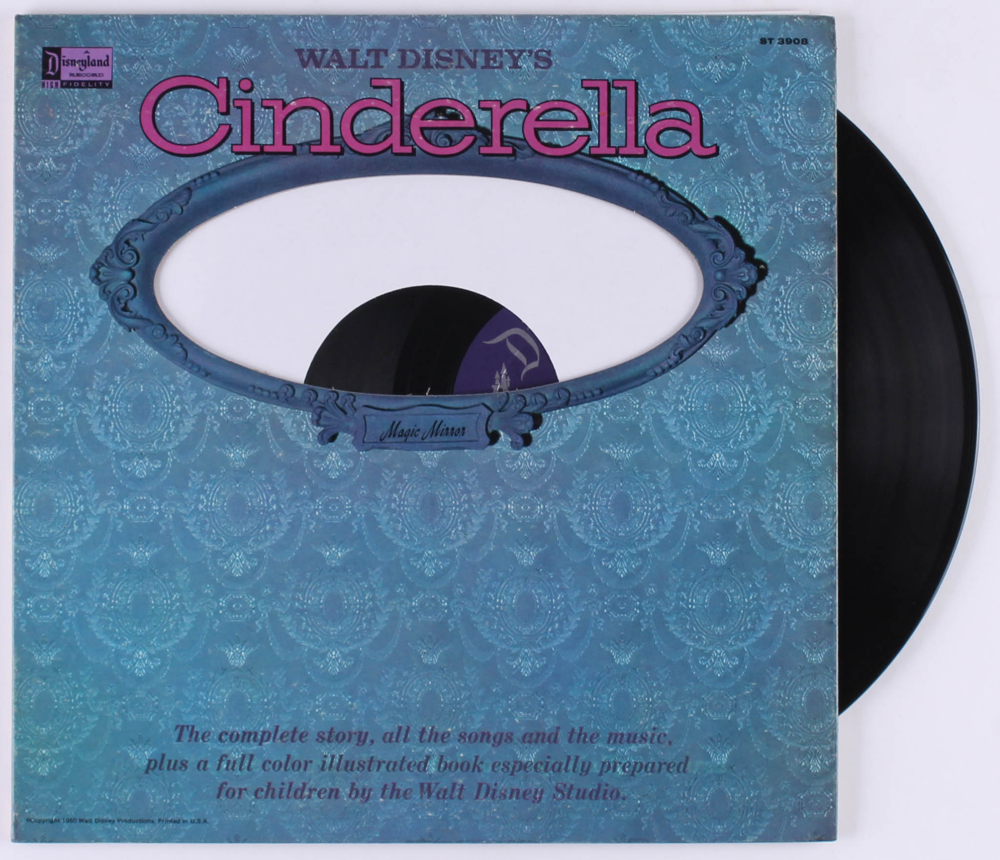 Walt Disney's "Story of Cinderella" Vinyl Record Album at PristineAuction.com Walt Disney's "Story of Cinderella" Vinyl Record Album at PristineAuction.com