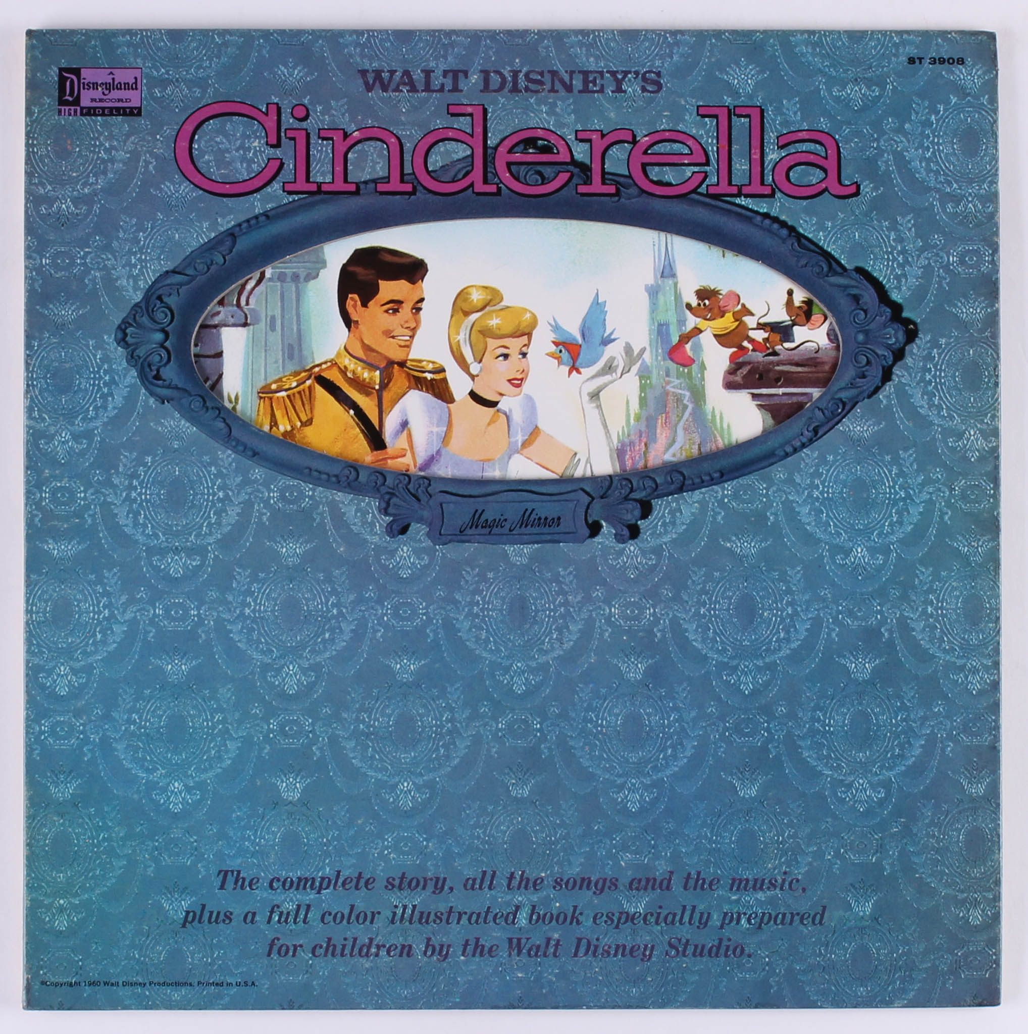 Walt Disney's "Story of Cinderella" Vinyl Record Album at PristineAuction.com Walt Disney's "Story of Cinderella" Vinyl Record Album at PristineAuction.com