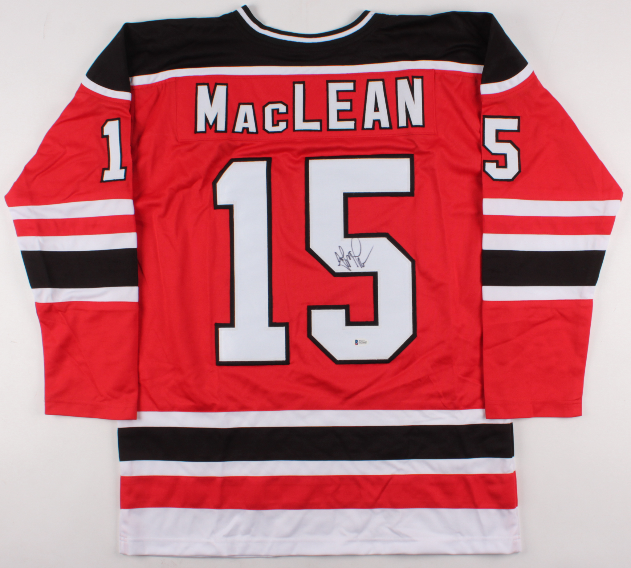 John MacLean Signed Devils Alternate Captains Jersey (Beckett COA) at PristineAuction.com John MacLean Signed Devils Alternate Captains Jersey (Beckett COA) at PristineAuction.com