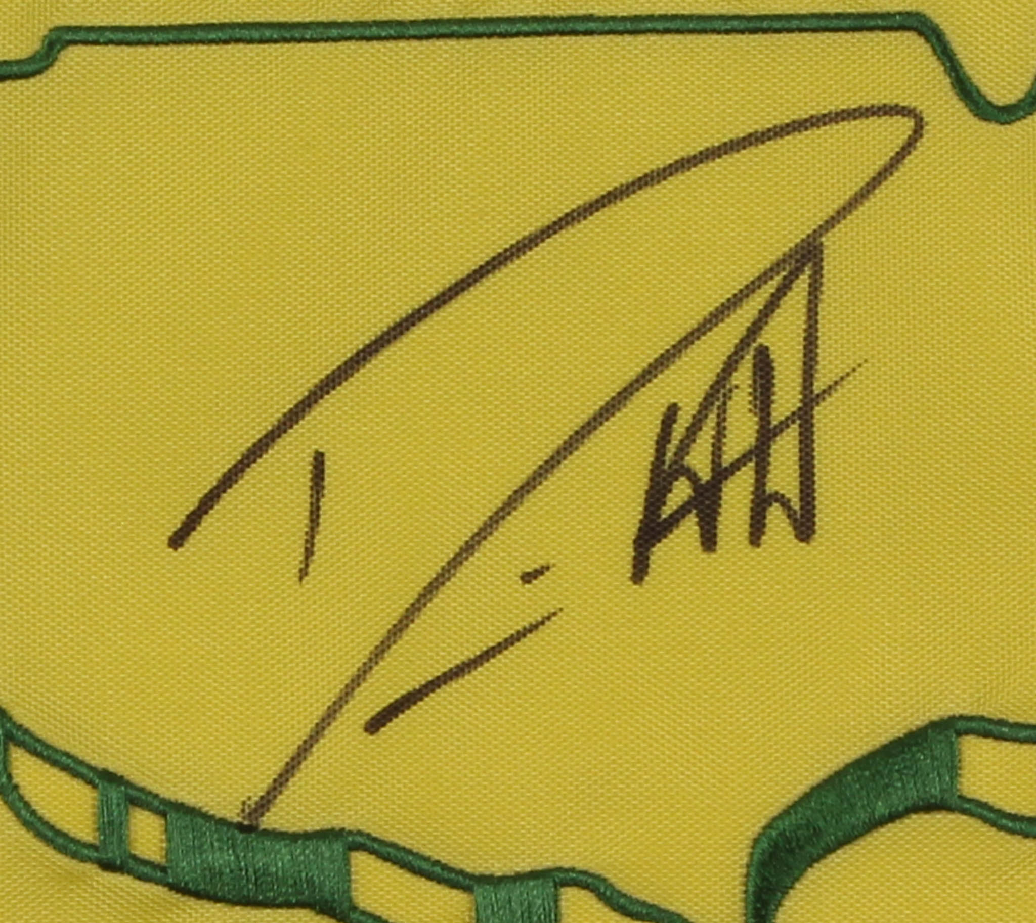 Danny Willett Signed 2016 Masters Tournament Pin Flag (JSA COA) at PristineAuction.com Danny Willett Signed 2016 Masters Tournament Pin Flag (JSA COA) at PristineAuction.com
