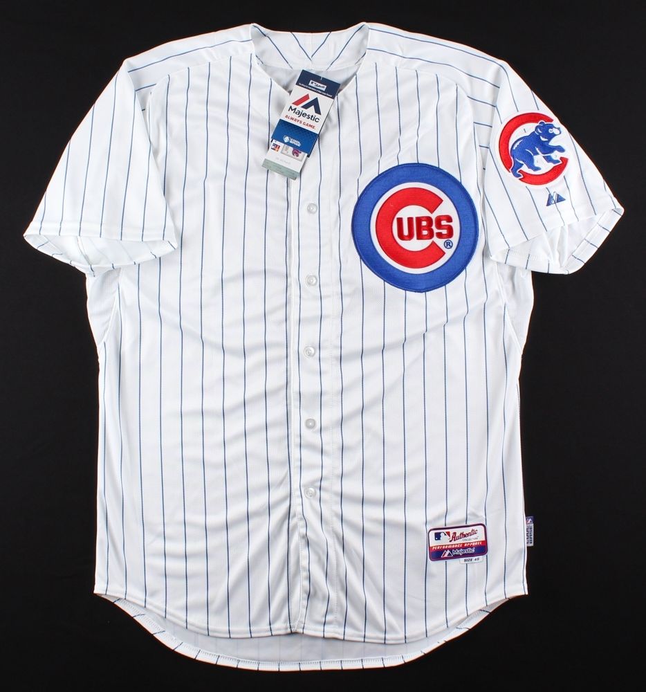Kris Bryant Signed Cubs Majestic Authentic Jersey Inscribed "2016 WS Champs, "2016 NL MVP" & "Fly The W" (Fanatics Hologram & MLB Hologram) at PristineAuction.com Kris Bryant Signed Cubs Majestic Authentic Jersey Inscribed "2016 WS Champs, "2016 NL MVP" & "Fly The W" (Fanatics Hologram & MLB Hologram) at PristineAuction.com