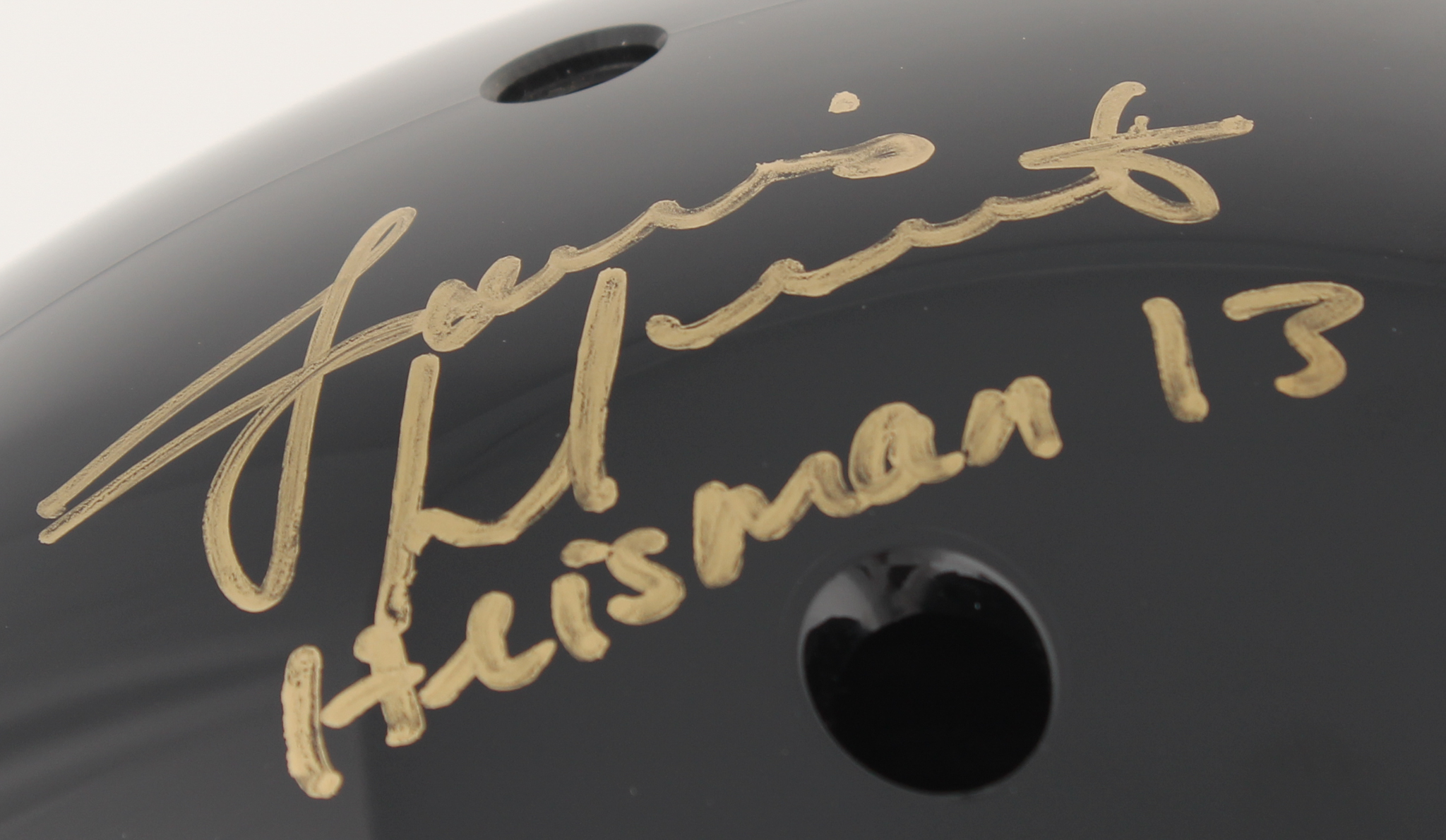 Jameis Winston Signed Florida State Seminoles Full-Size Helmet Inscribed "Heisman 13" (Winston Hologram & Radtke COA) at PristineAuction.com Jameis Winston Signed Florida State Seminoles Full-Size Helmet Inscribed "Heisman 13" (Winston Hologram & Radtke COA) at PristineAuction.com