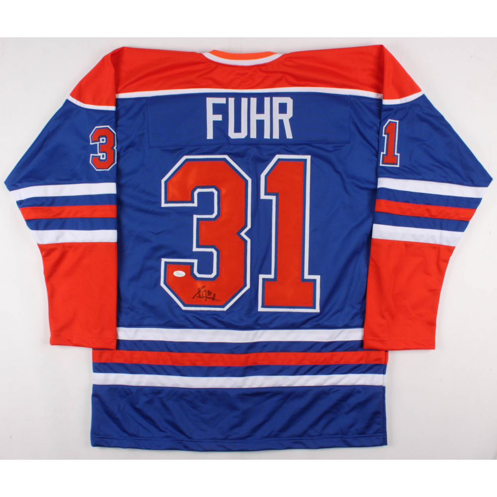 Grant Fuhr Signed Oilers Jersey (JSA COA) Pristine Auction