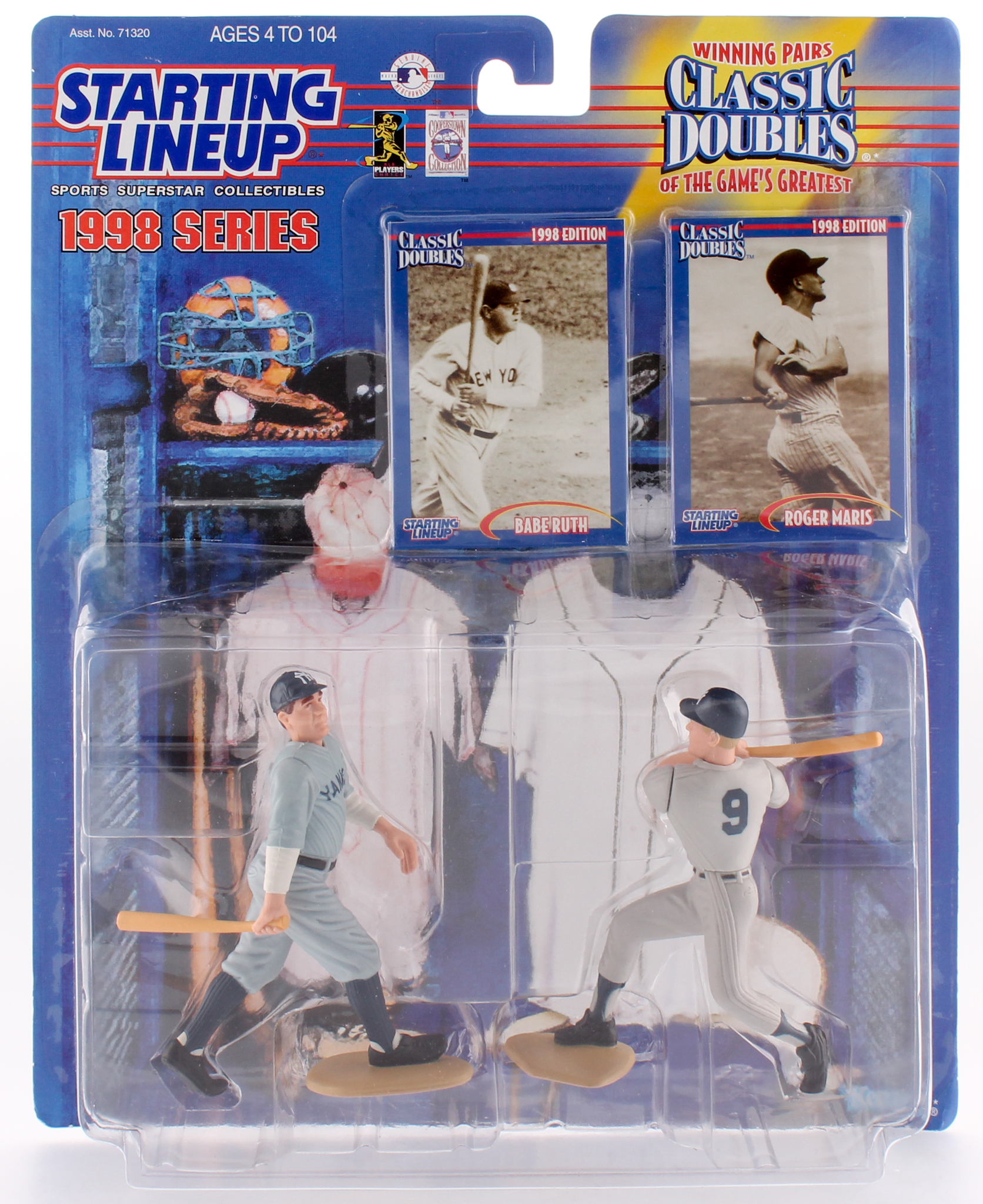 Babe Ruth & Roger Maris Yankees 1998 Edition Starting Lineup