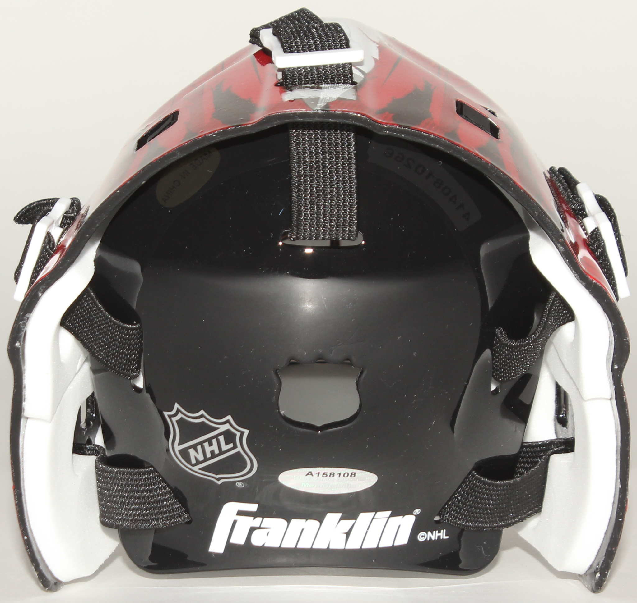 Ed Belfour Signed Blackhawks Mini Goalie Helmet (Schwartz COA) at PristineAuction.com Ed Belfour Signed Blackhawks Mini Goalie Helmet (Schwartz COA) at PristineAuction.com