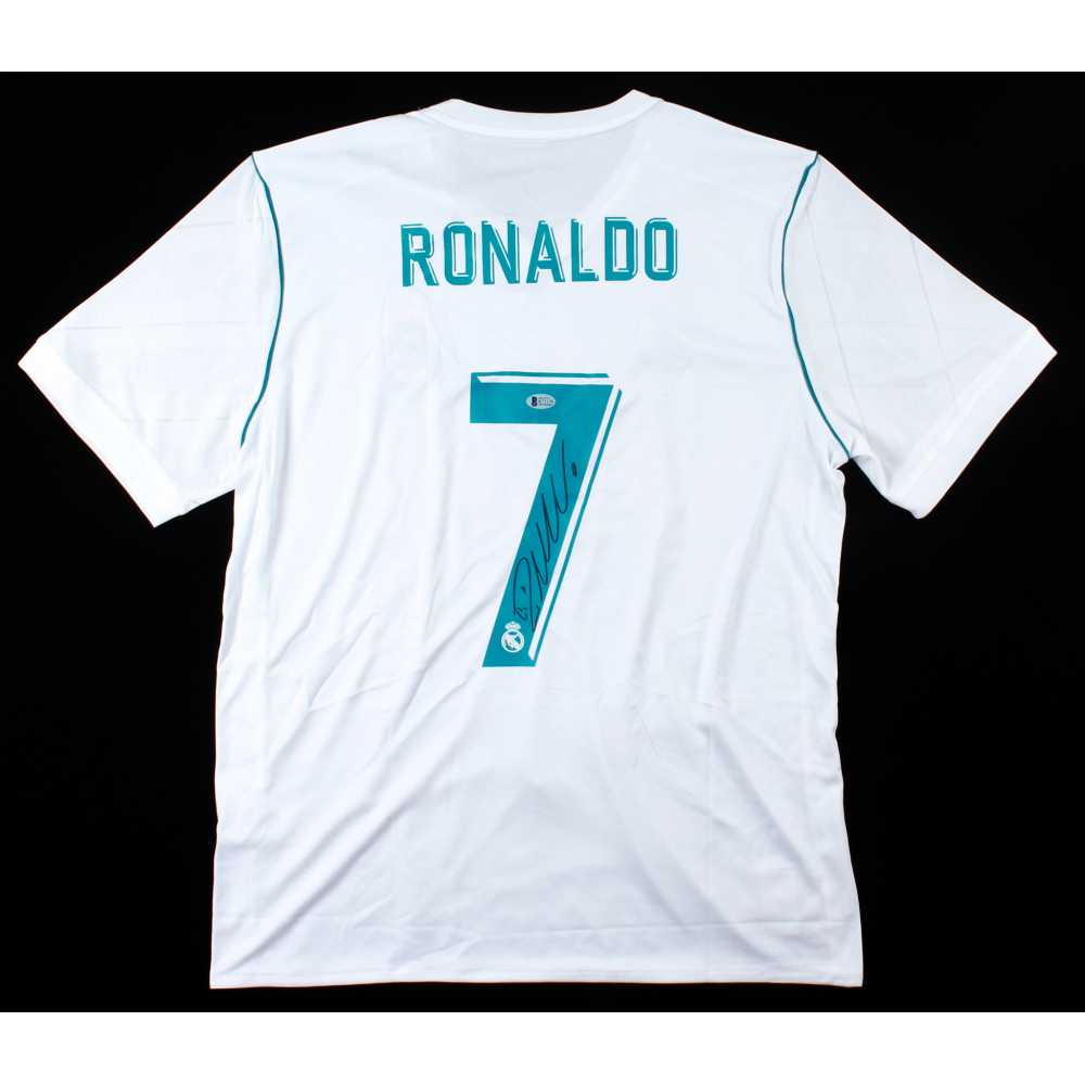 Cristiano Ronaldo Signed Real Madrid Jersey (Beckett COA) | Pristine