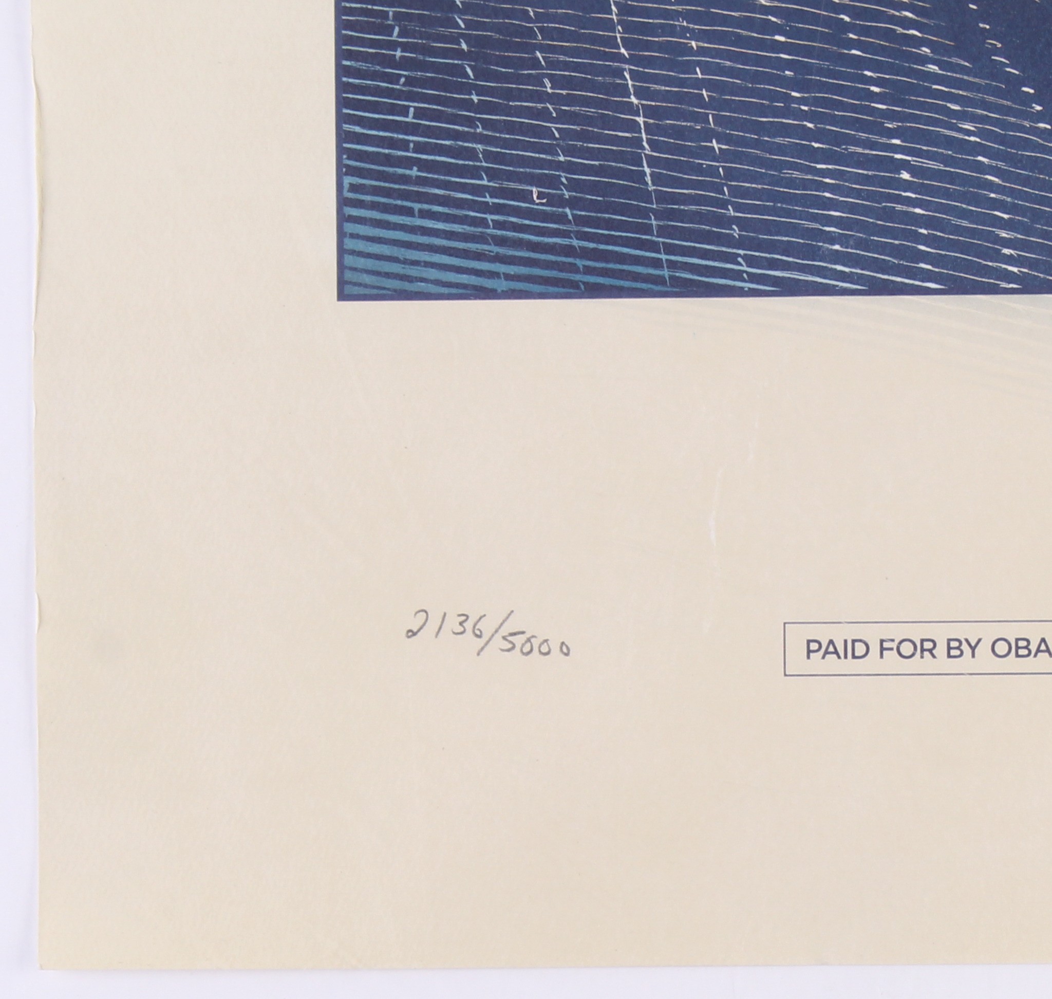 Barack Obama LE 25x39.5 Campaign Poster Lithograph at PristineAuction.com Barack Obama LE 25x39.5 Campaign Poster Lithograph at PristineAuction.com