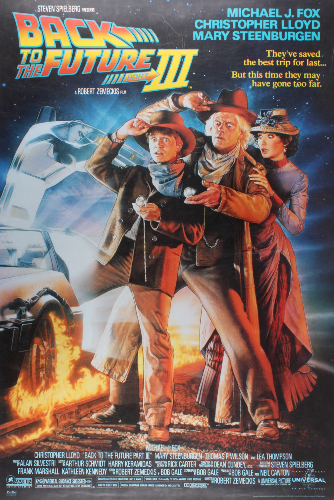 Complete Set of (3) "Back to the Future" 27x39.5 Movie Posters with Part I, Part II, & Part III at PristineAuction.com Complete Set of (3) "Back to the Future" 27x39.5 Movie Posters with Part I, Part II, & Part III at PristineAuction.com