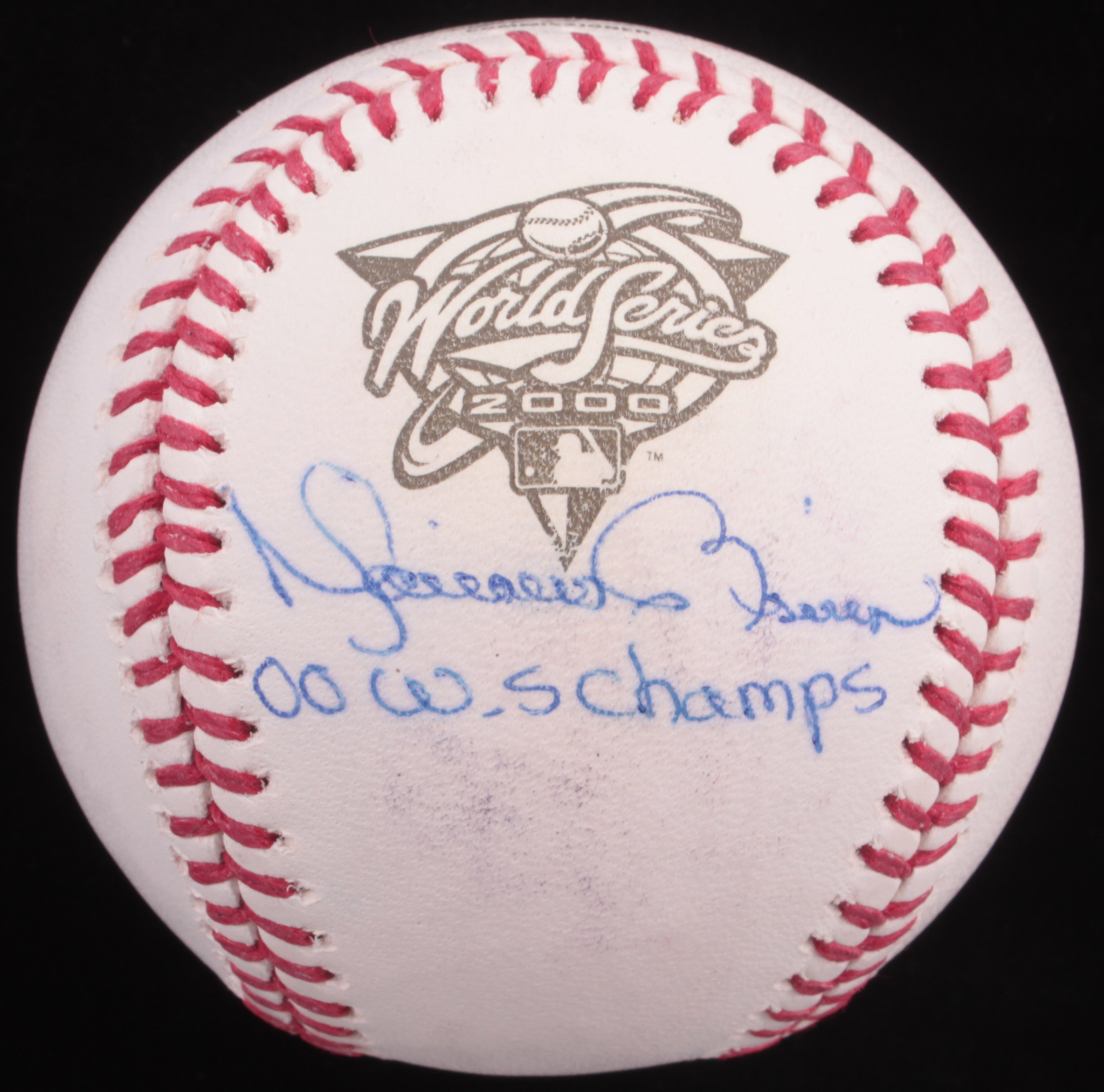 Mariano Rivera Signed Official 2000 World Series Baseball Inscribed "00 WS Champs" (JSA COA) (Imperfect) at PristineAuction.com Mariano Rivera Signed Official 2000 World Series Baseball Inscribed "00 WS Champs" (JSA COA) (Imperfect) at PristineAuction.com