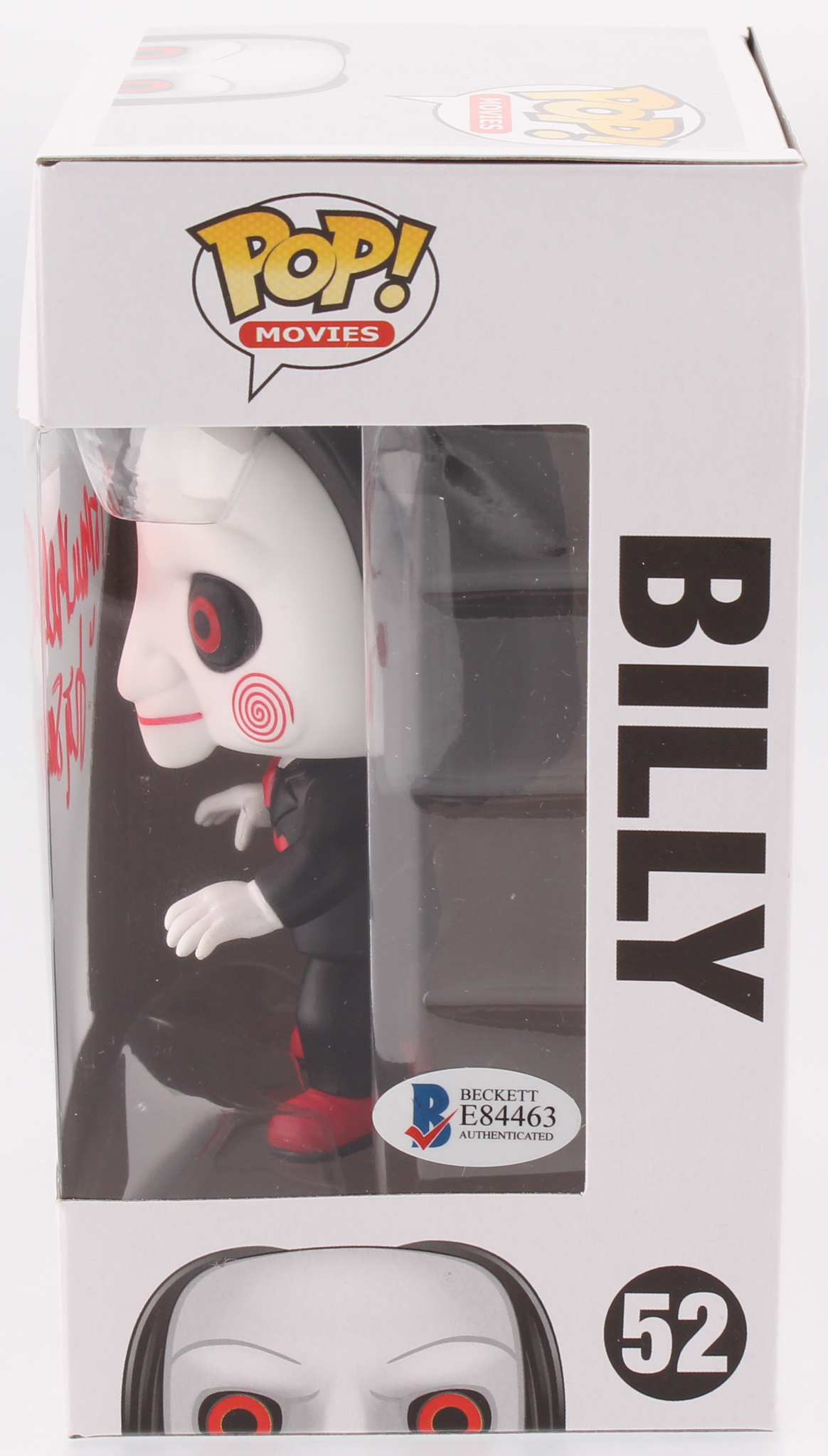 Tobin Bell Signed "Saw" #52 Billy Funko Pop Figure Inscribed "Jigsaw" (Beckett COA) at PristineAuction.com Tobin Bell Signed "Saw" #52 Billy Funko Pop Figure Inscribed "Jigsaw" (Beckett COA) at PristineAuction.com