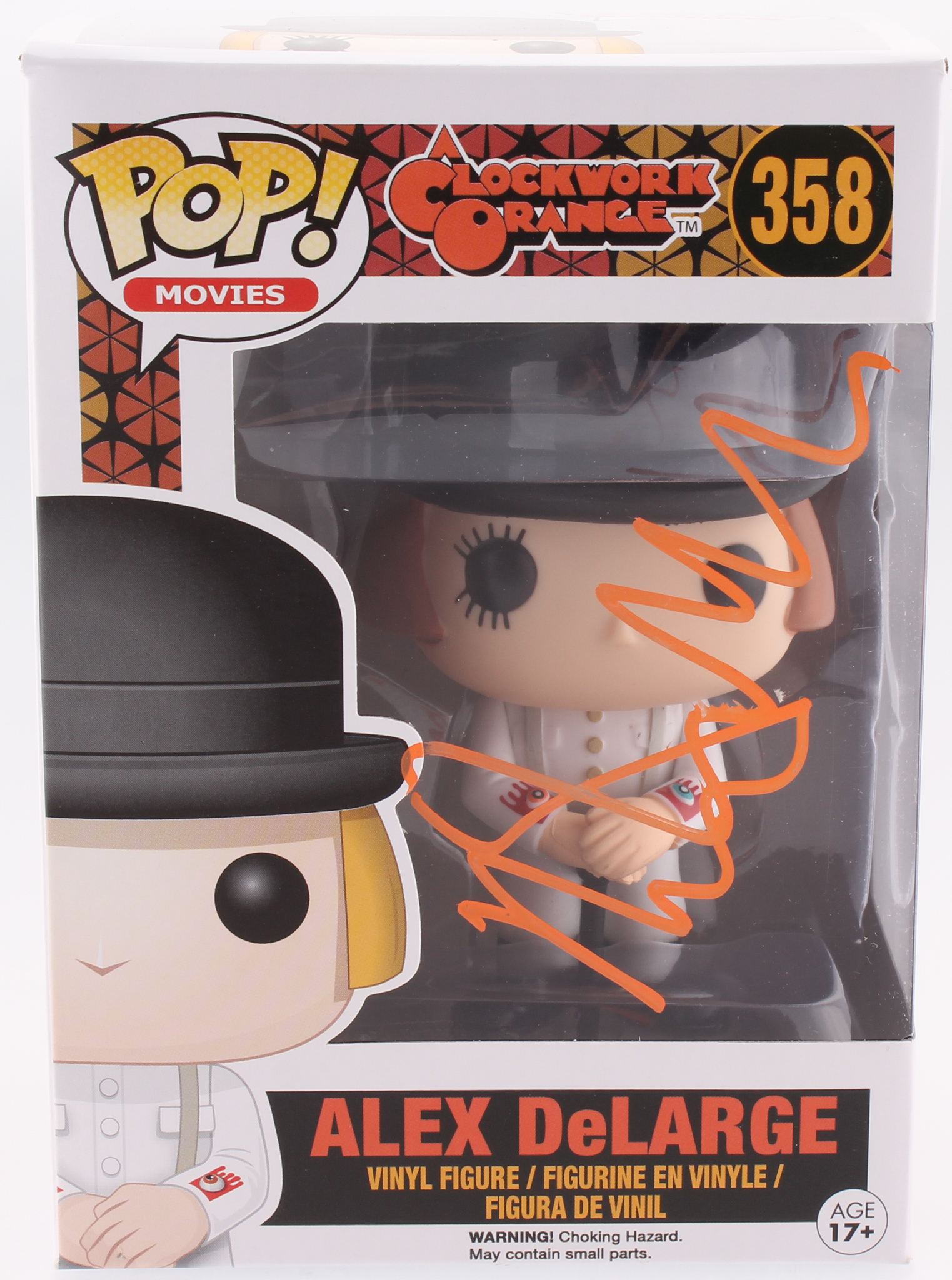 Malcolm McDowell Signed "A Clockwork Orange" #358 Alex DeLarge Funko Pop Vinyl Figure (Legends COA) at PristineAuction.com Malcolm McDowell Signed "A Clockwork Orange" #358 Alex DeLarge Funko Pop Vinyl Figure (Legends COA) at PristineAuction.com