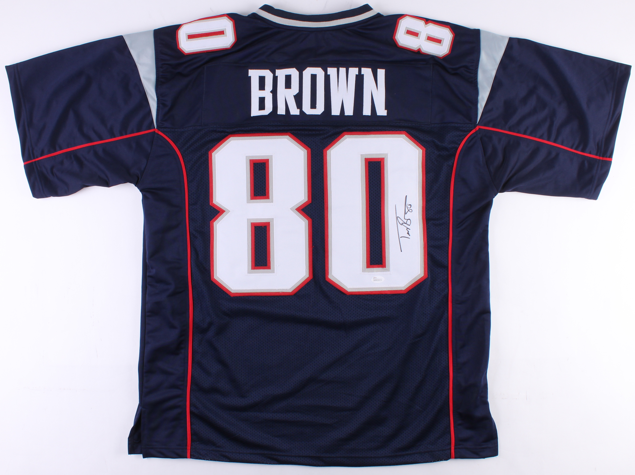 Troy Brown Signed Patriots Jersey (JSA COA) at PristineAuction.com Troy Brown Signed Patriots Jersey (JSA COA) at PristineAuction.com