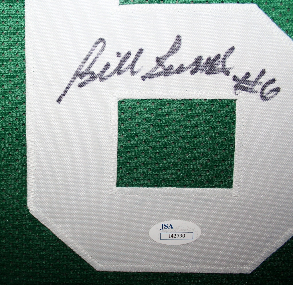 Bill Russell Signed Celtics 35x43 Custom Framed Jersey (JSA COA) at PristineAuction.com Bill Russell Signed Celtics 35x43 Custom Framed Jersey (JSA COA) at PristineAuction.com