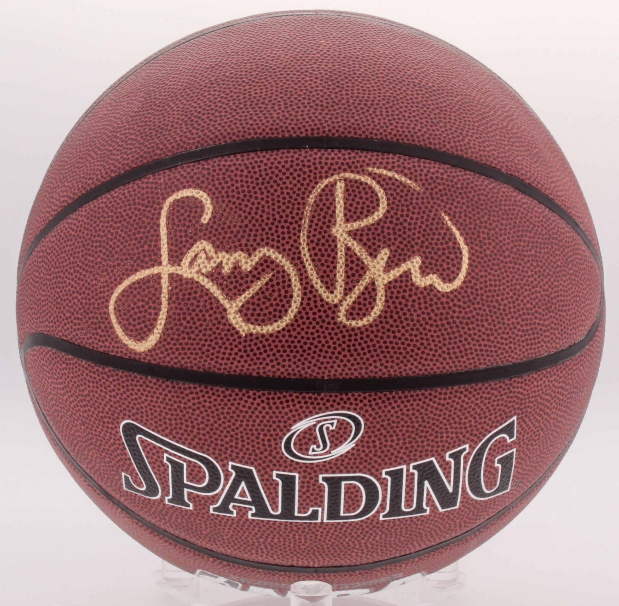 Larry Bird Signed NBA Basketball with Display Case (PSA COA) at PristineAuction.com Larry Bird Signed NBA Basketball with Display Case (PSA COA) at PristineAuction.com