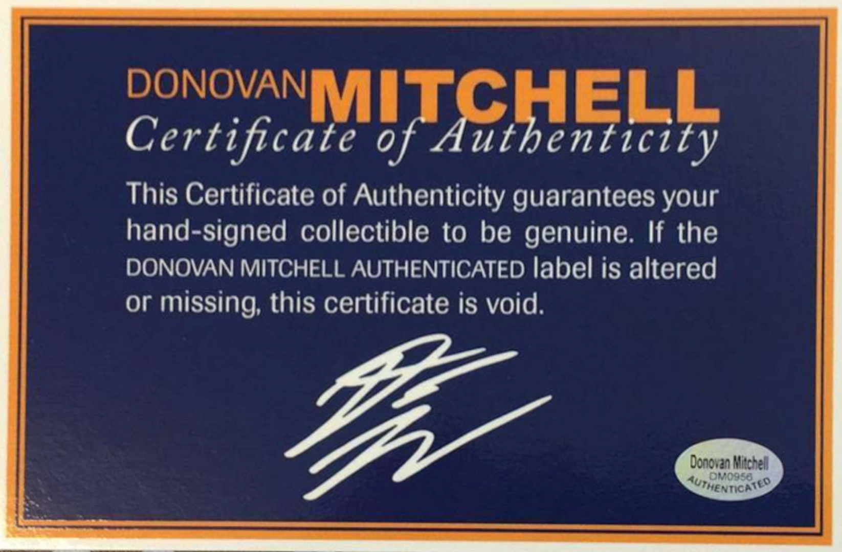 Donovan Mitchell Signed Jazz 8x10 Photo (JSA COA & Mitchell COA) at PristineAuction.com Donovan Mitchell Signed Jazz 8x10 Photo (JSA COA & Mitchell COA) at PristineAuction.com