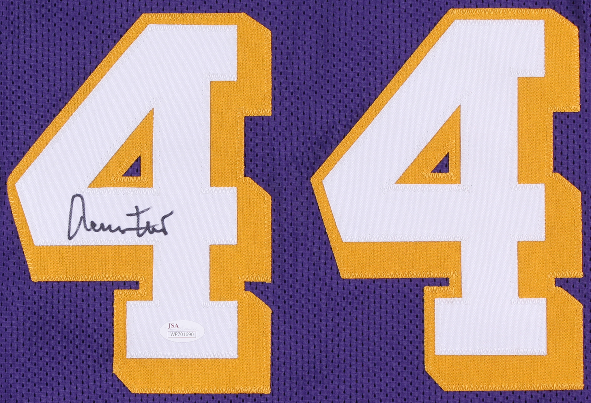 Jerry West Signed Lakers Jersey (JSA COA) at PristineAuction.com Jerry West Signed Lakers Jersey (JSA COA) at PristineAuction.com