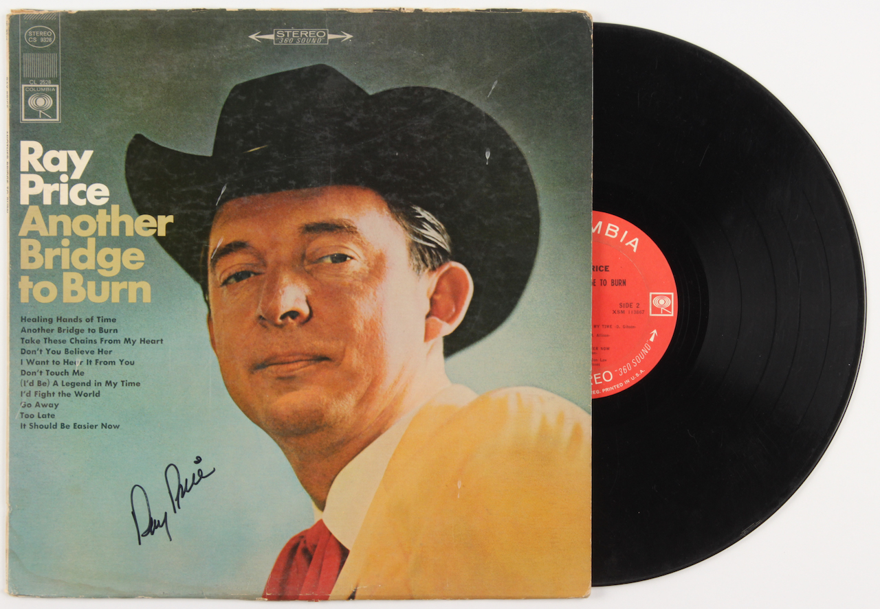 Ray Price Signed "Another Bridge to Burn" Vinyl Record Album (JSA COA) at PristineAuction.com Ray Price Signed "Another Bridge to Burn" Vinyl Record Album (JSA COA) at PristineAuction.com