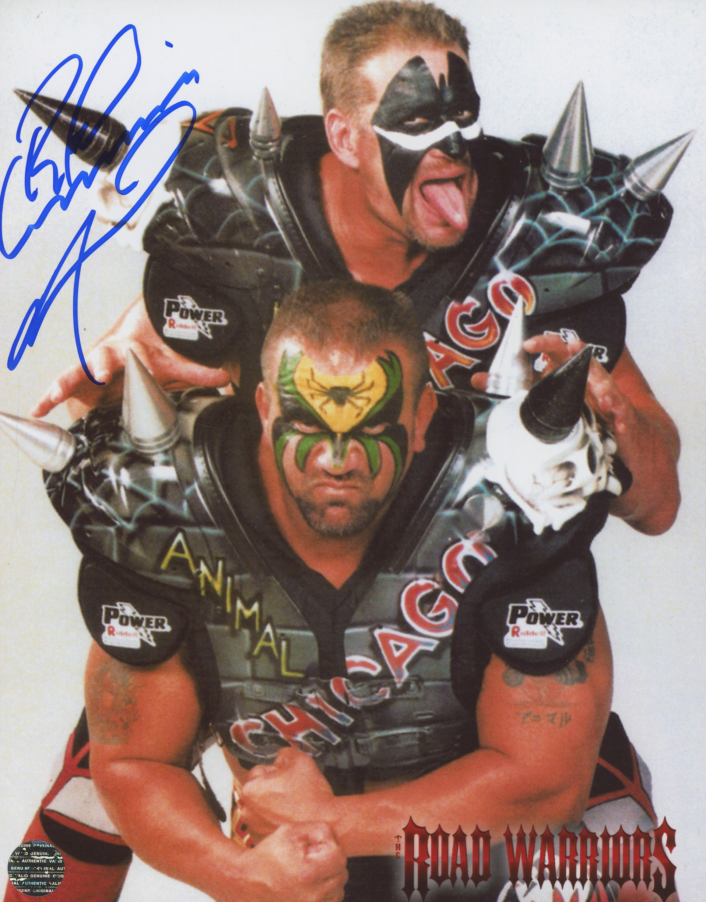 Road Warrior Animal Signed 8x10 Photo (Legends COA) at PristineAuction.com Road Warrior Animal Signed 8x10 Photo (Legends COA) at PristineAuction.com