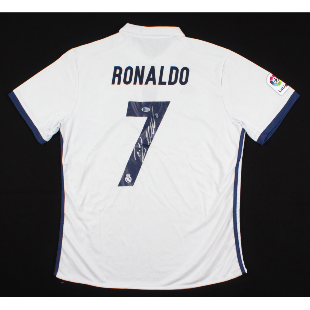 Cristiano Ronaldo Signed Real Madrid Jersey (Beckett COA) | Pristine