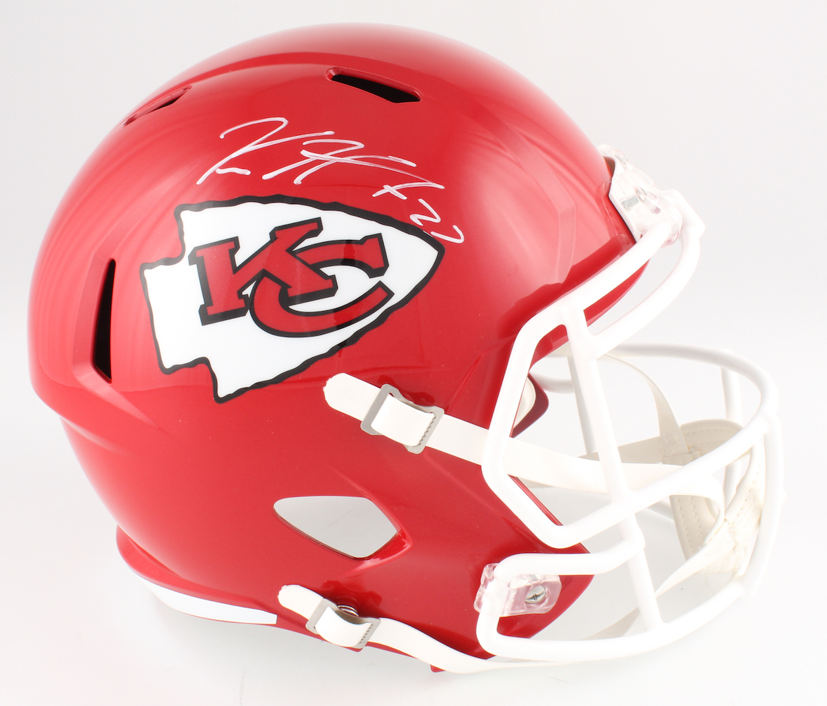 Kareem Hunt Signed Kansas City Chiefs Full-Size Speed Helmet (JSA COA) at PristineAuction.com Kareem Hunt Signed Kansas City Chiefs Full-Size Speed Helmet (JSA COA) at PristineAuction.com
