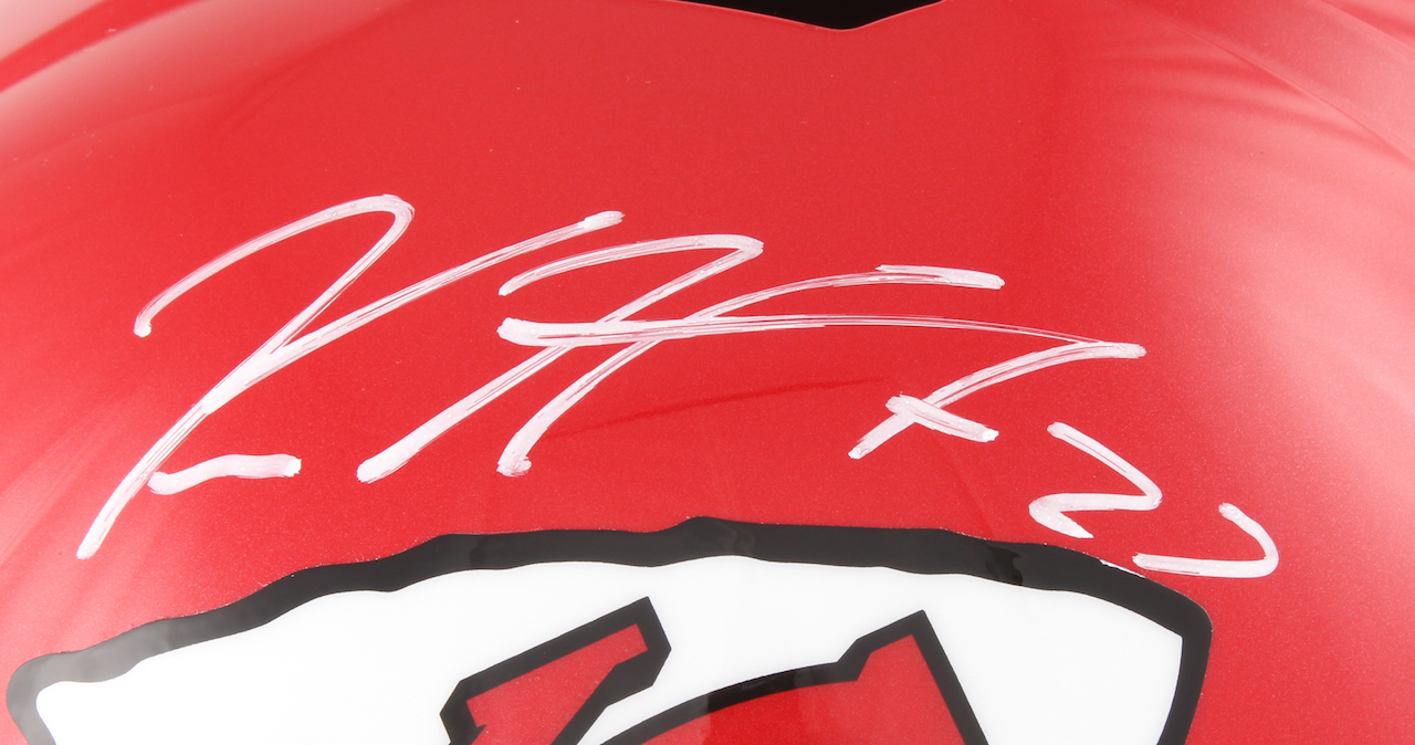 Kareem Hunt Signed Kansas City Chiefs Full-Size Speed Helmet (JSA COA) at PristineAuction.com Kareem Hunt Signed Kansas City Chiefs Full-Size Speed Helmet (JSA COA) at PristineAuction.com