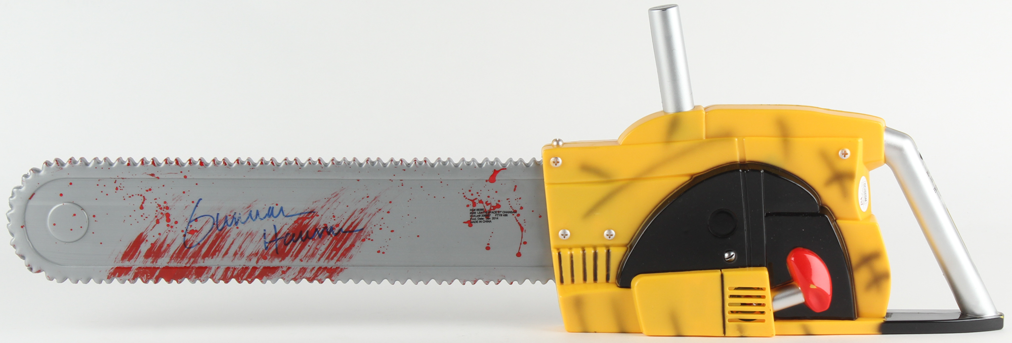 Gunnar Hansen Signed "Leatherface" Chainsaw Prop Replica (JSA COA) (Imperfect) at PristineAuction.com Gunnar Hansen Signed "Leatherface" Chainsaw Prop Replica (JSA COA) (Imperfect) at PristineAuction.com
