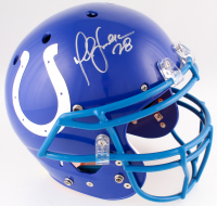 Marshall Faulk Signed Colts Full-Size Authentic On-Field Helmet (Beckett COA)