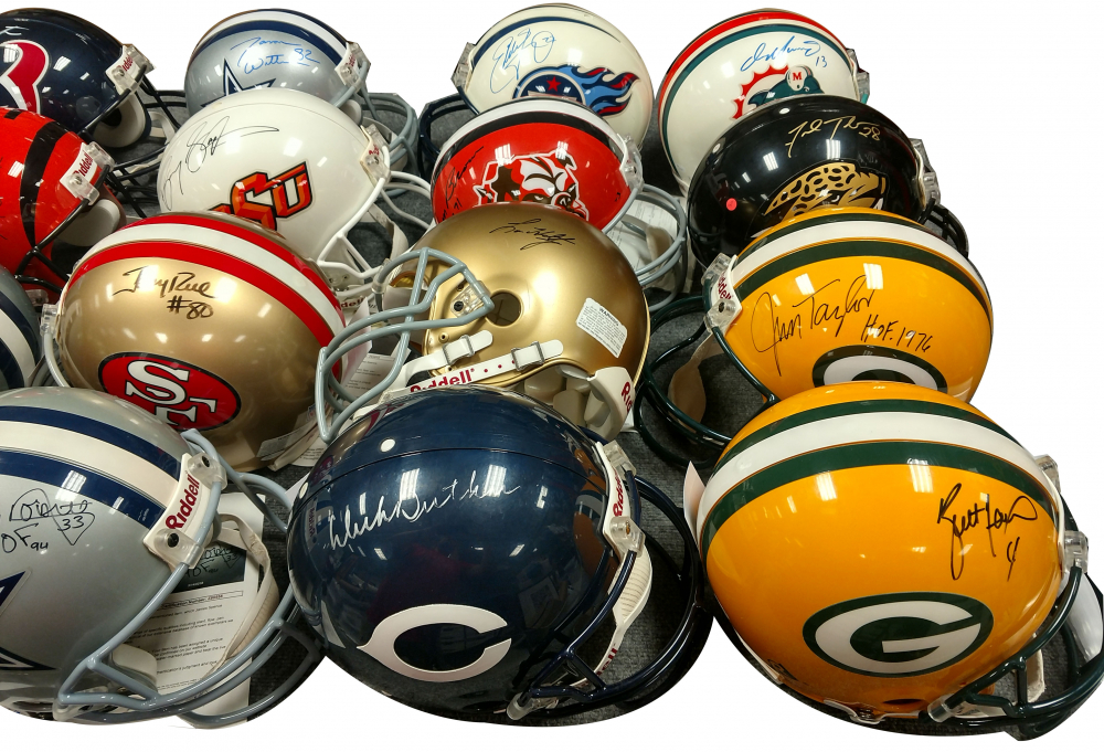 “Gridiron Gold” Football Mystery Box 4 Premium Hits Per Box Autographed Football Memorabilia