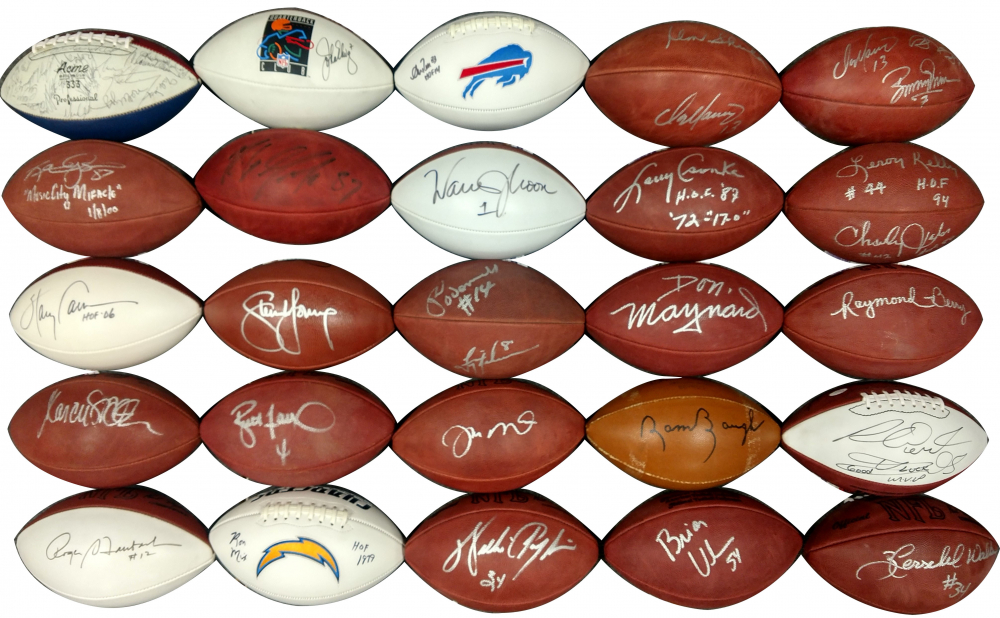 “Gridiron Gold” Football Mystery Box 4 Premium Hits Per Box Autographed Football Memorabilia