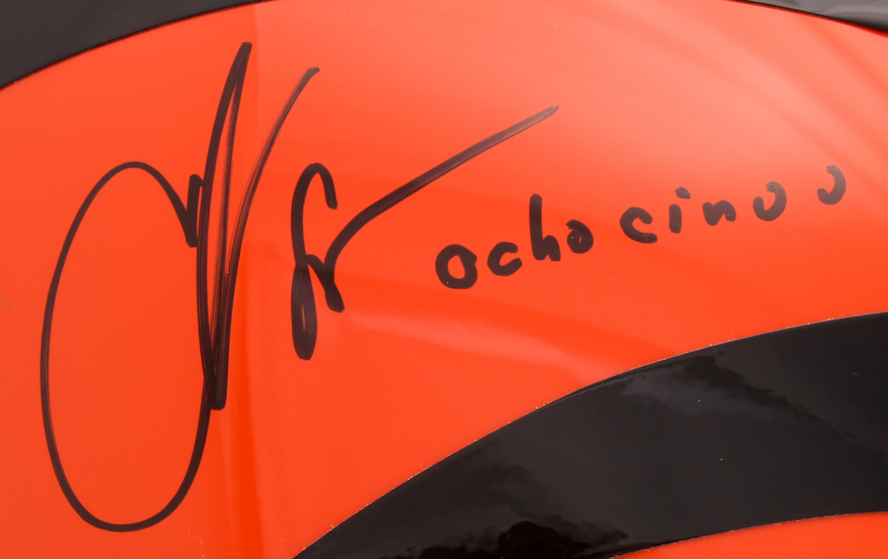Chad "Ochocinco" Johnson Signed Cincinnati Bengals Full-Size Speed Helmet Inscribed "Ocho Cinco" (JSA COA) at PristineAuction.com Chad "Ochocinco" Johnson Signed Cincinnati Bengals Full-Size Speed Helmet Inscribed "Ocho Cinco" (JSA COA) at PristineAuction.com
