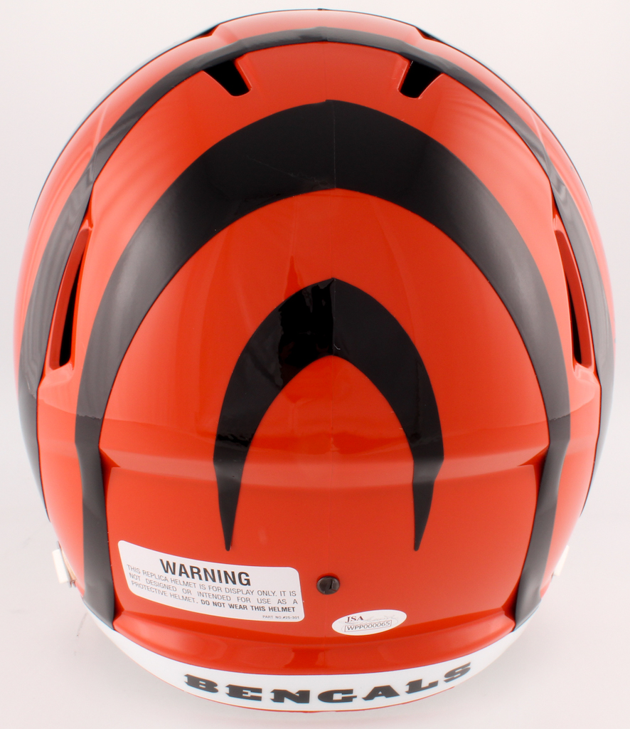 Chad "Ochocinco" Johnson Signed Cincinnati Bengals Full-Size Speed Helmet Inscribed "Ocho Cinco" (JSA COA) at PristineAuction.com Chad "Ochocinco" Johnson Signed Cincinnati Bengals Full-Size Speed Helmet Inscribed "Ocho Cinco" (JSA COA) at PristineAuction.com