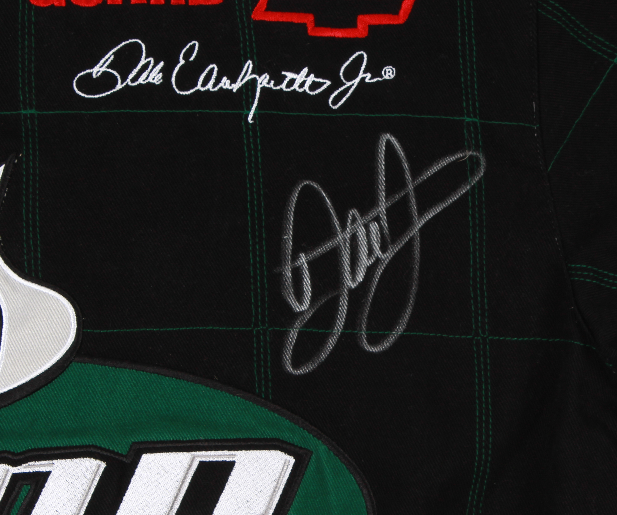 Dale Earnhardt Jr. Signed Chase Authentic AMP Energy / National Guard Driver's Suit / Jacket (Dale Jr. Hologram) at PristineAuction.com Dale Earnhardt Jr. Signed Chase Authentic AMP Energy / National Guard Driver's Suit / Jacket (Dale Jr. Hologram) at PristineAuction.com