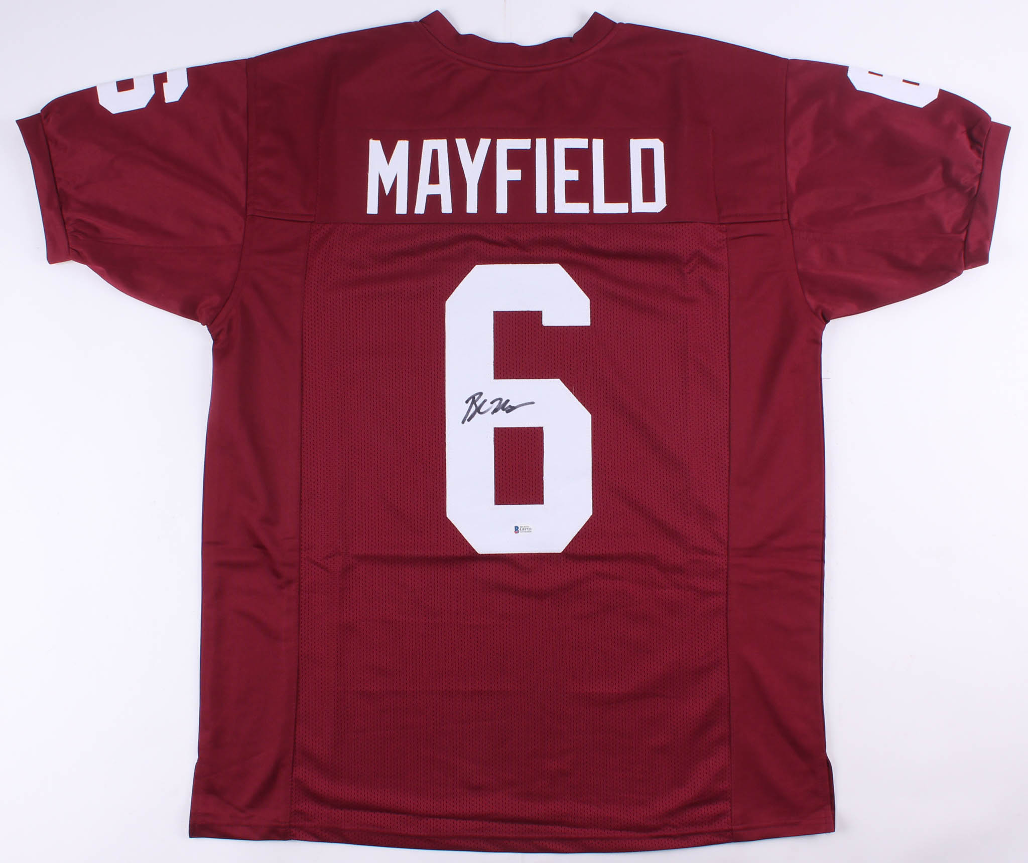Baker Mayfield Signed Oklahoma Sooners Jersey (Beckett) at PristineAuction.com Baker Mayfield Signed Oklahoma Sooners Jersey (Beckett) at PristineAuction.com