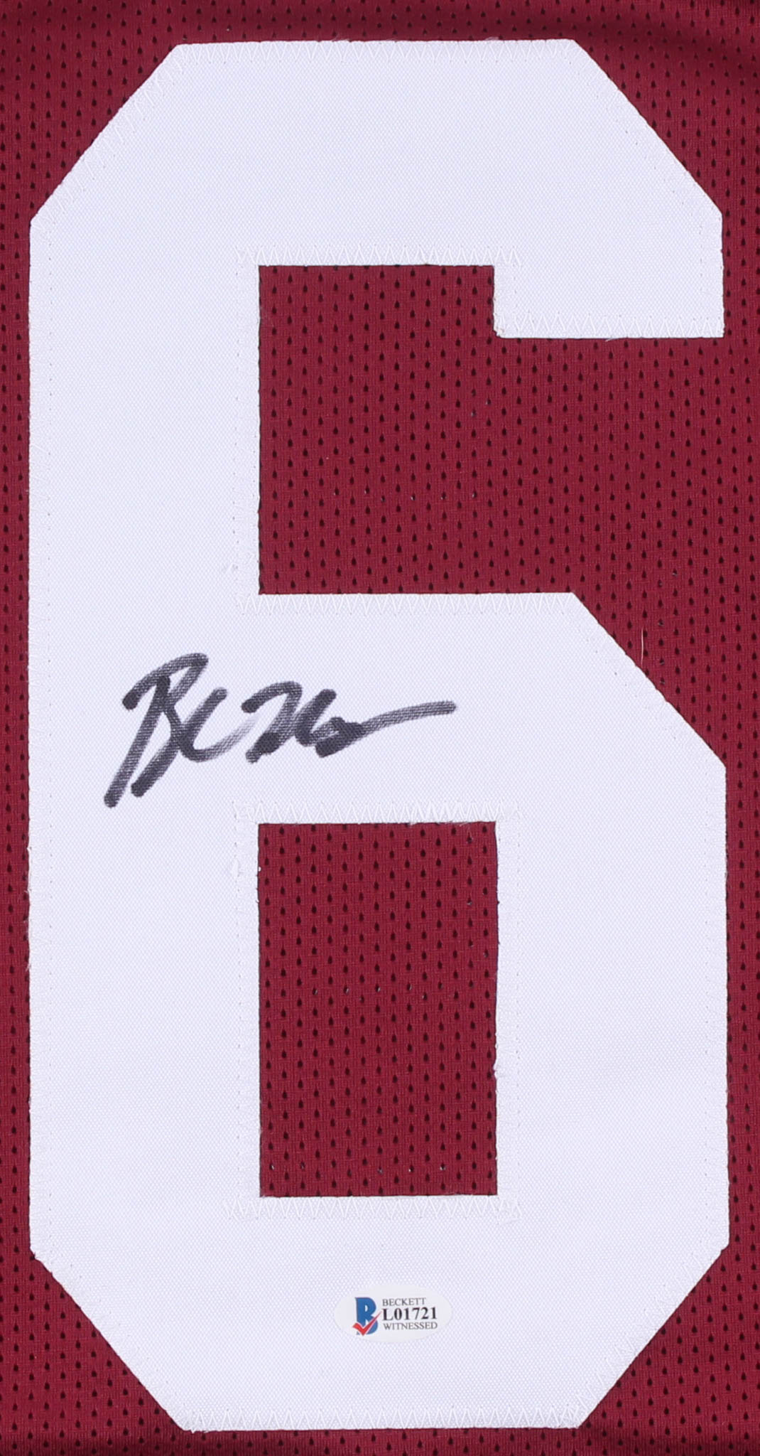 Baker Mayfield Signed Oklahoma Sooners Jersey (Beckett) at PristineAuction.com Baker Mayfield Signed Oklahoma Sooners Jersey (Beckett) at PristineAuction.com