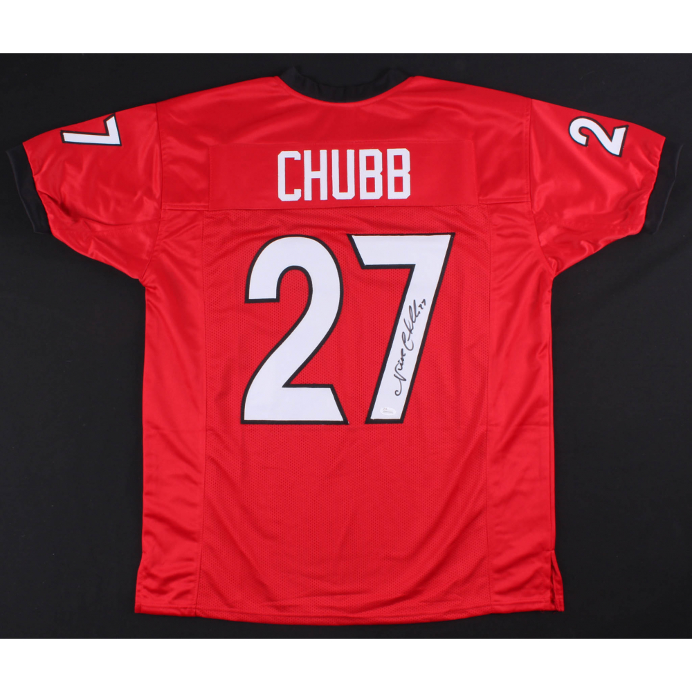 nick chubb signed jersey nick chubb signed jersey